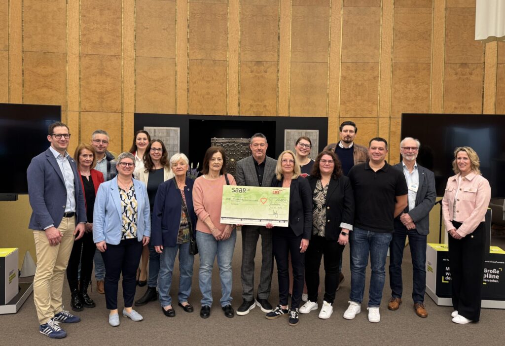 Spendenübergabe 2026 in der SaarLB